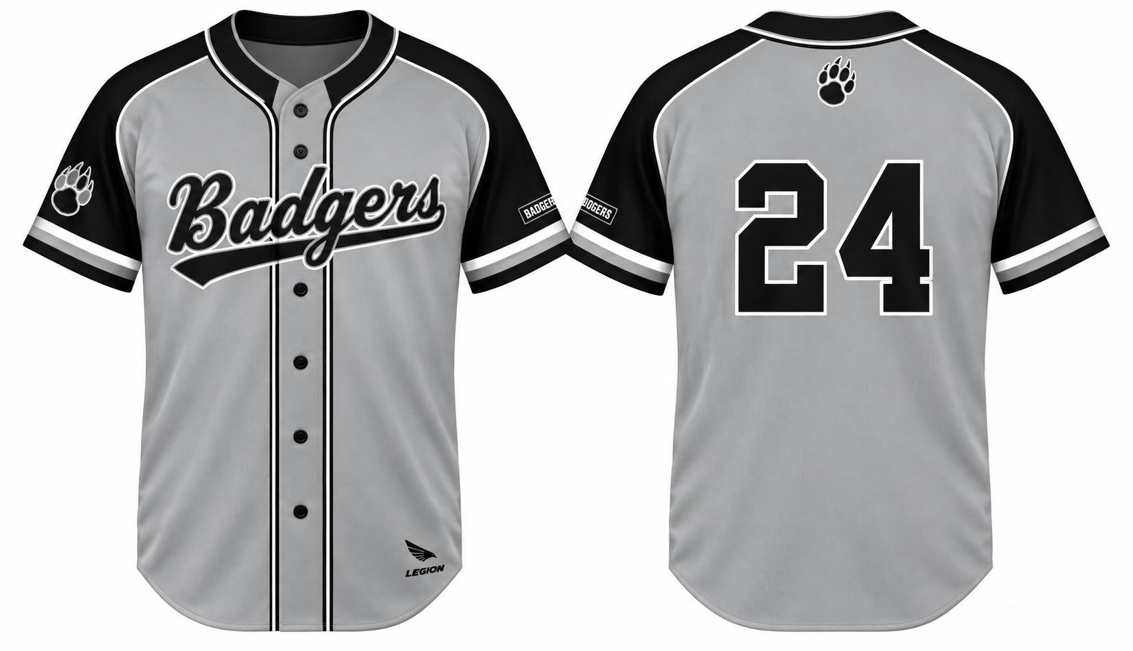 Badhoevedorp Badgers Alternate Jersey, Flatback Mesh