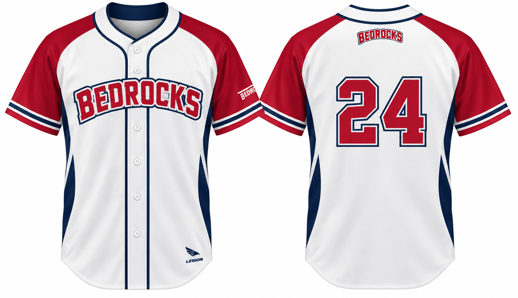 Bedrocks Alternate Jersey, Flatback Mesh