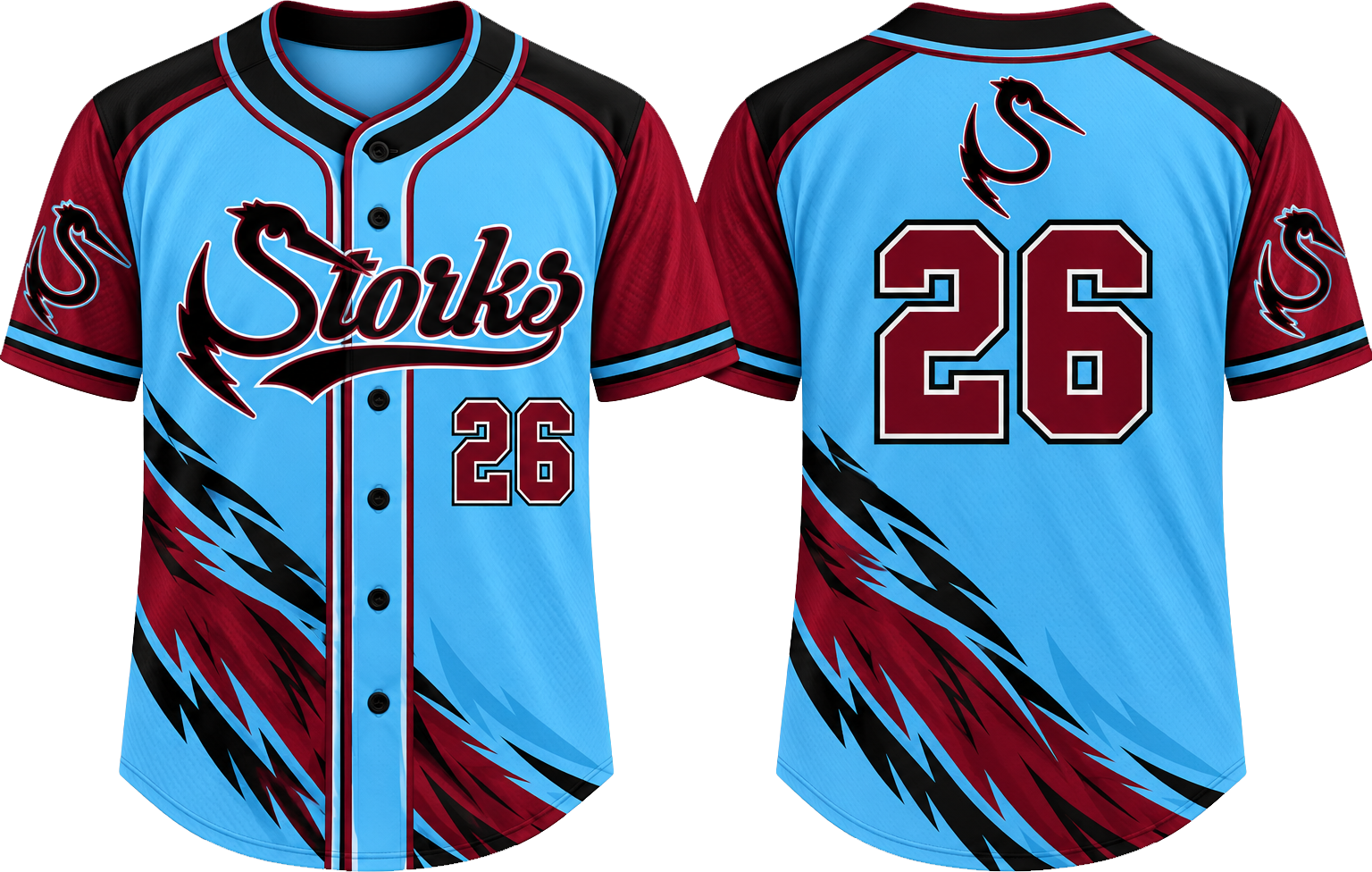 Storks Alternate Jersey, Flatback Mesh