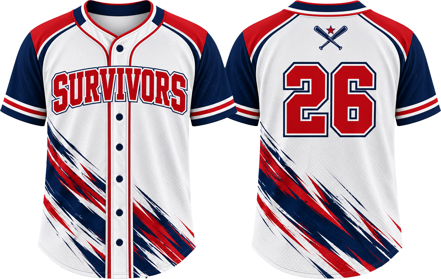 Survivors Alternate Jersey, Flatback Mesh