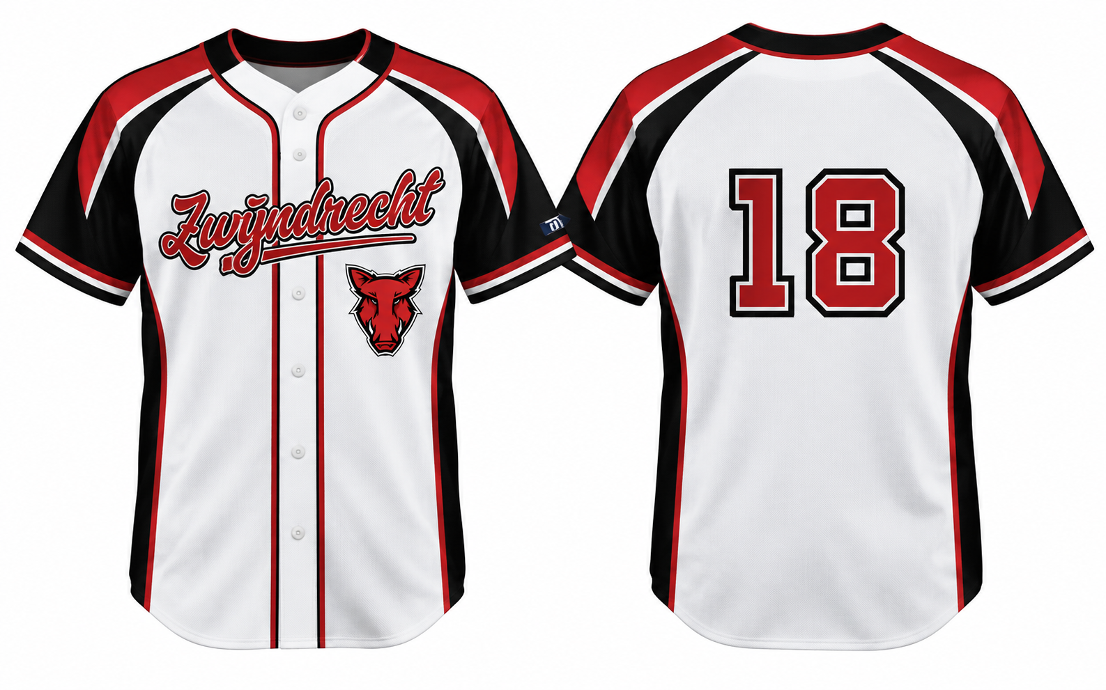 Zwijndrecht Alternate Jersey, Flatback Mesh