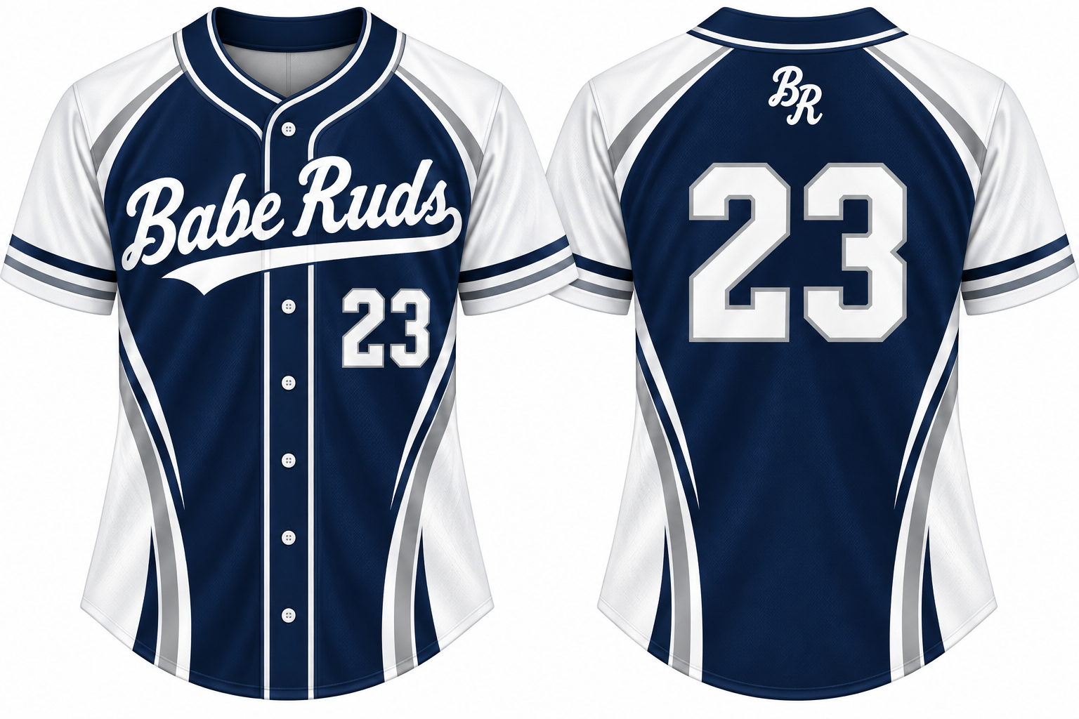 Øvrevoll Hosle IL Babe Ruds Alternate Jersey, Flatback Mesh
