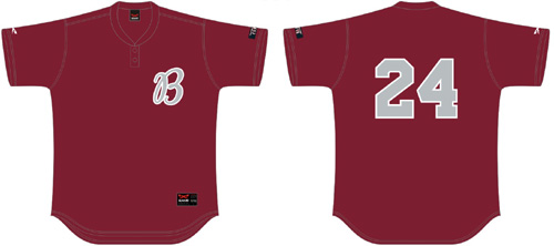 Baldham Boars Shirt, 2-Button: Flatback Mesh