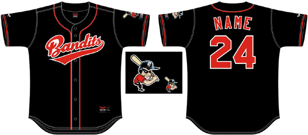 Rapperswil-Jona Bandits Jersey: Black