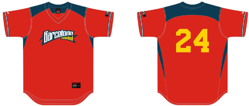 Barcelona Jersey: Flatback Mesh