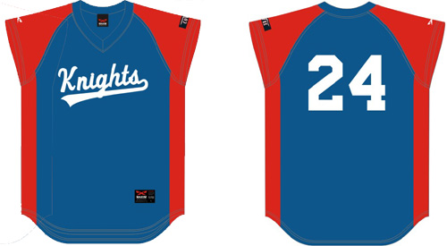 Camisa Gent Knights Softball: Flatback Mesh