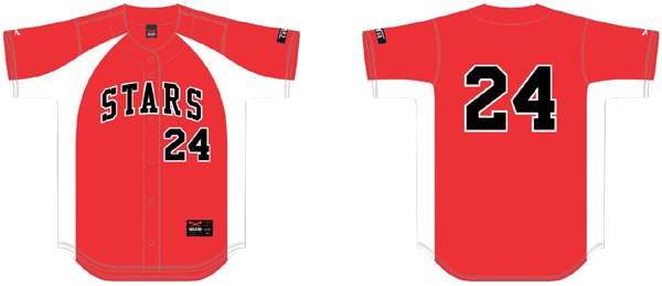 Egedal Stars Shirt, Flatback mesh: Dames