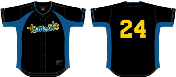 Tomcats Softball Jersey: Flatback Mesh