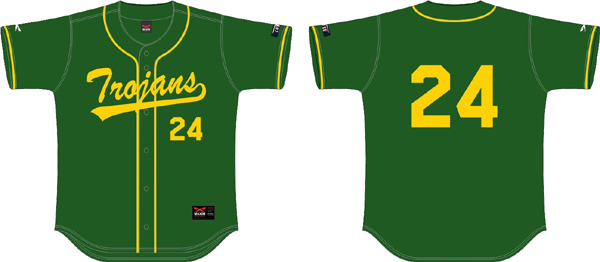 Liverpool Trojans Shirt, Donkergroen: Flatback Mesh