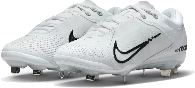 Nike Hyperdiamond 4 Elite Metal, Women: White/Black