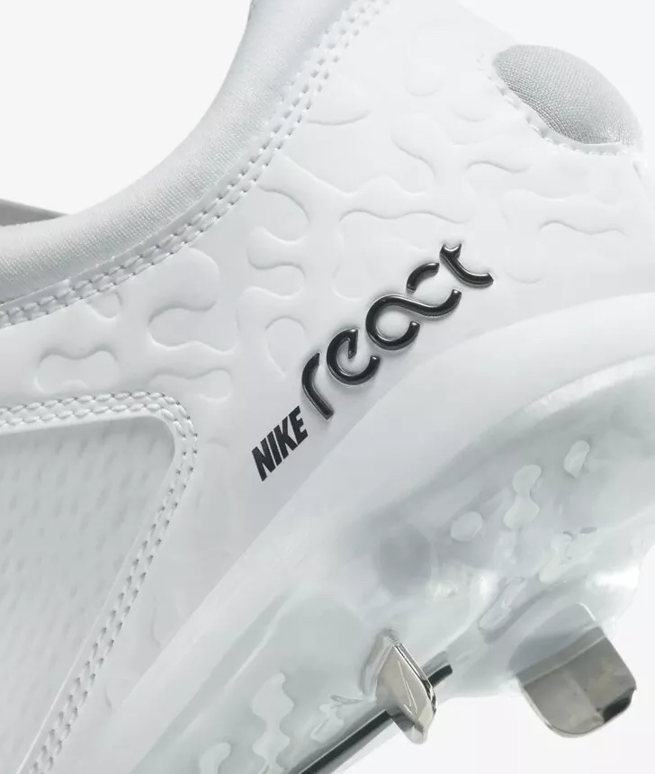 Nike Hyperdiamond 4 Elite Metal, Women: White/Black