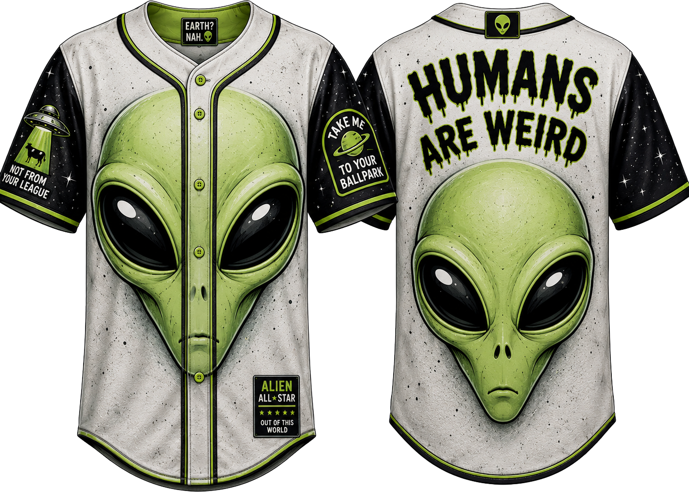 Party Jersey Mesh: Alien3