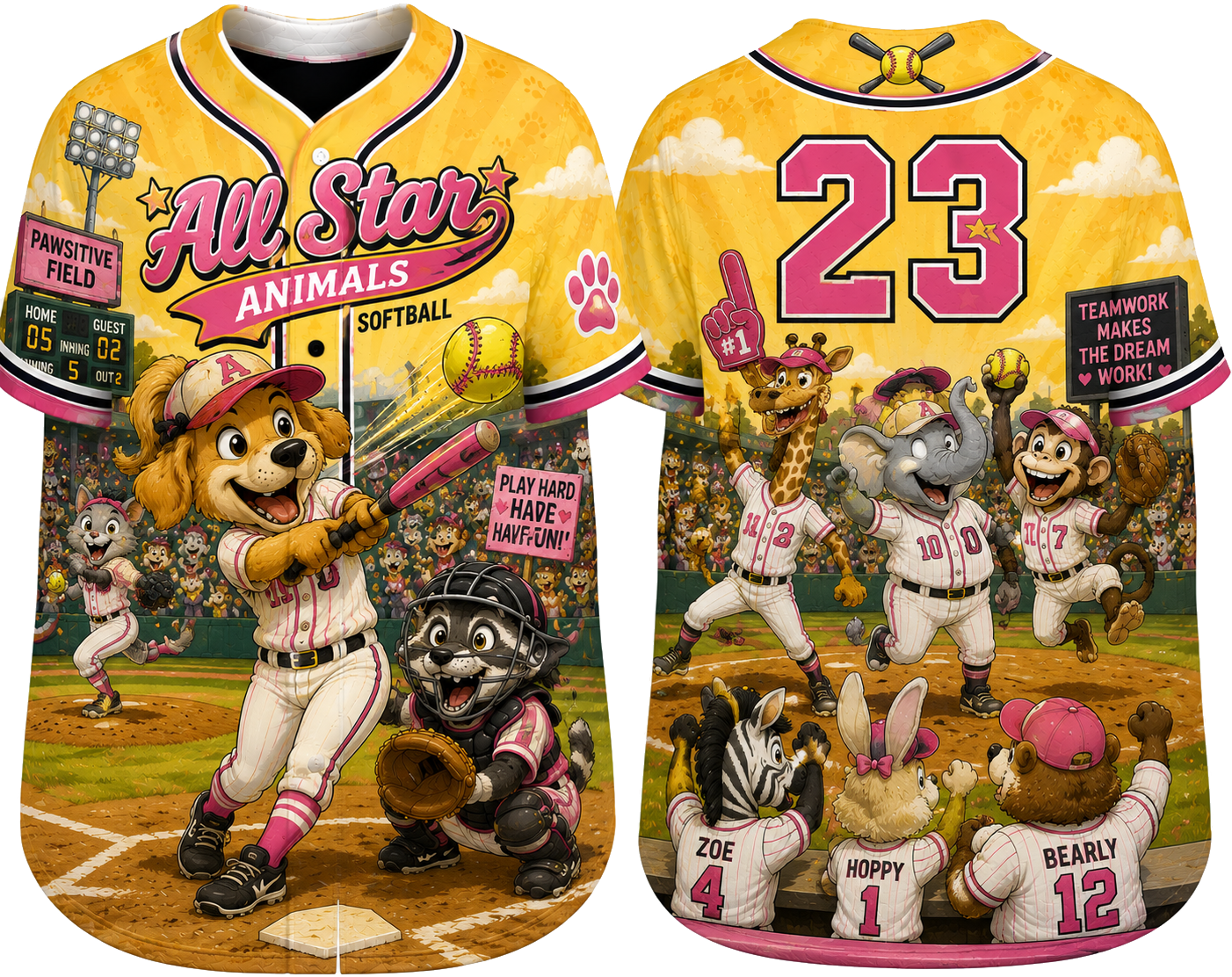 Party Jersey Mesh: Animals SB