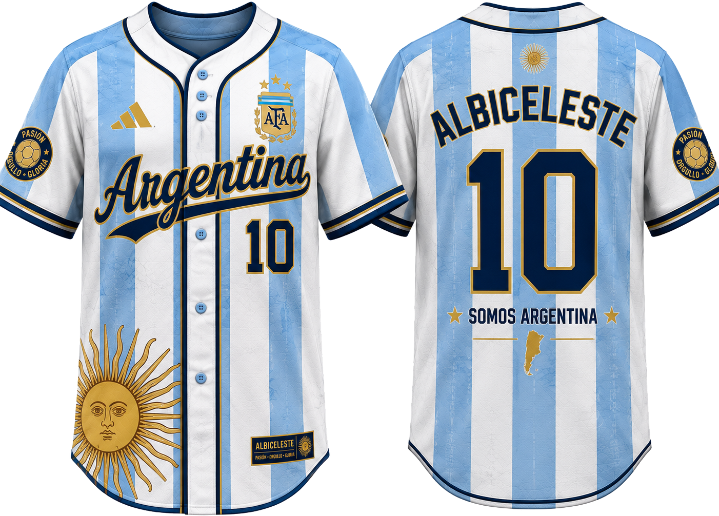 Party Jersey Mesh: Argentina