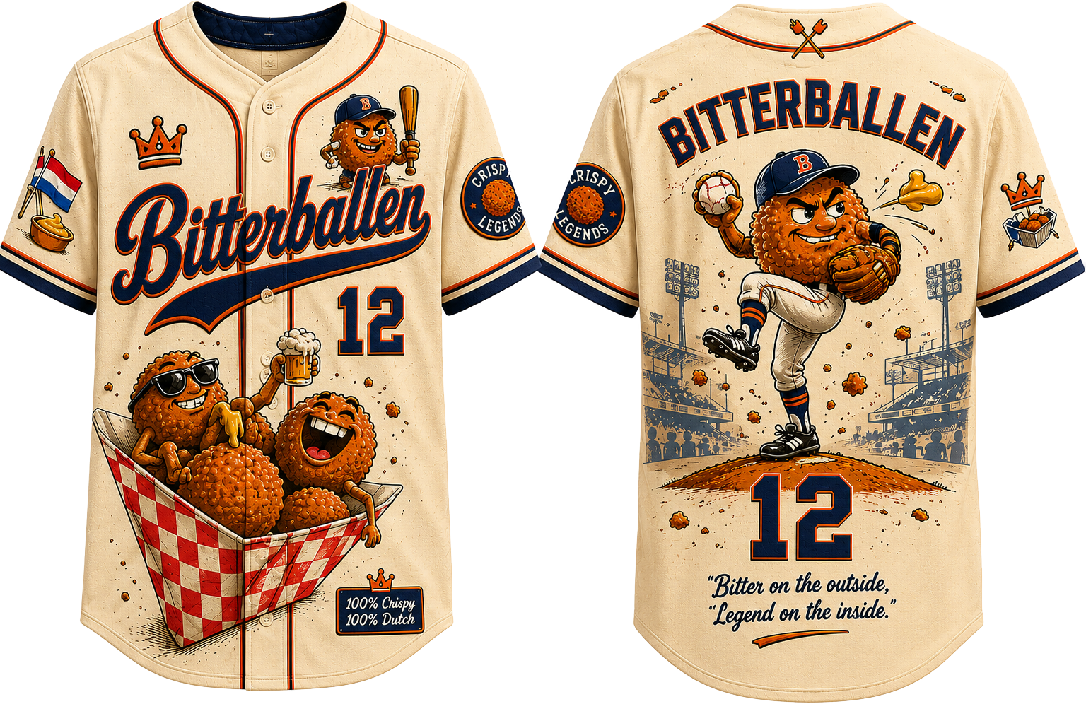 Party Jersey Mesh: Bitterballen2