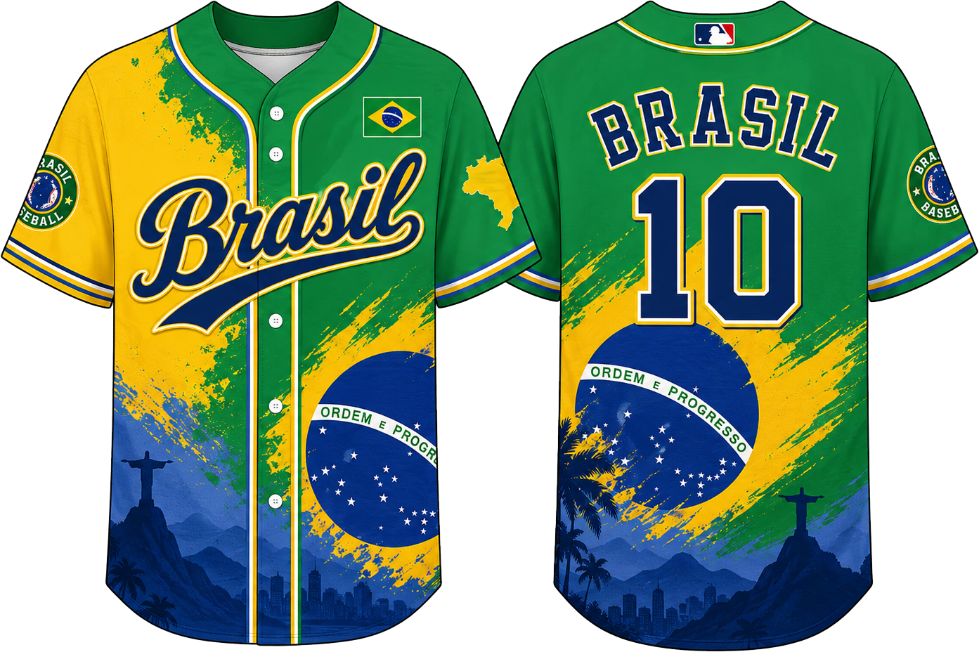 Party Jersey Mesh: Brazil2