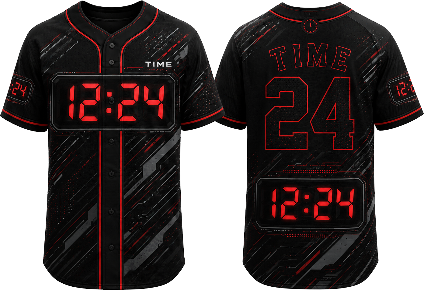 Party Jersey Mesh: Clock2