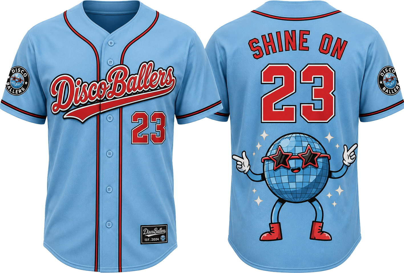 Party Jersey Mesh: