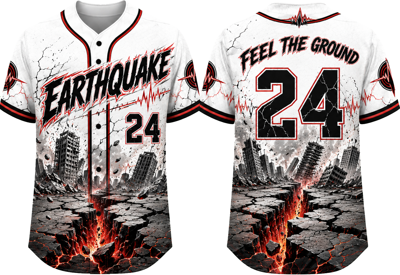 Party Jersey Mesh: Earthquake
