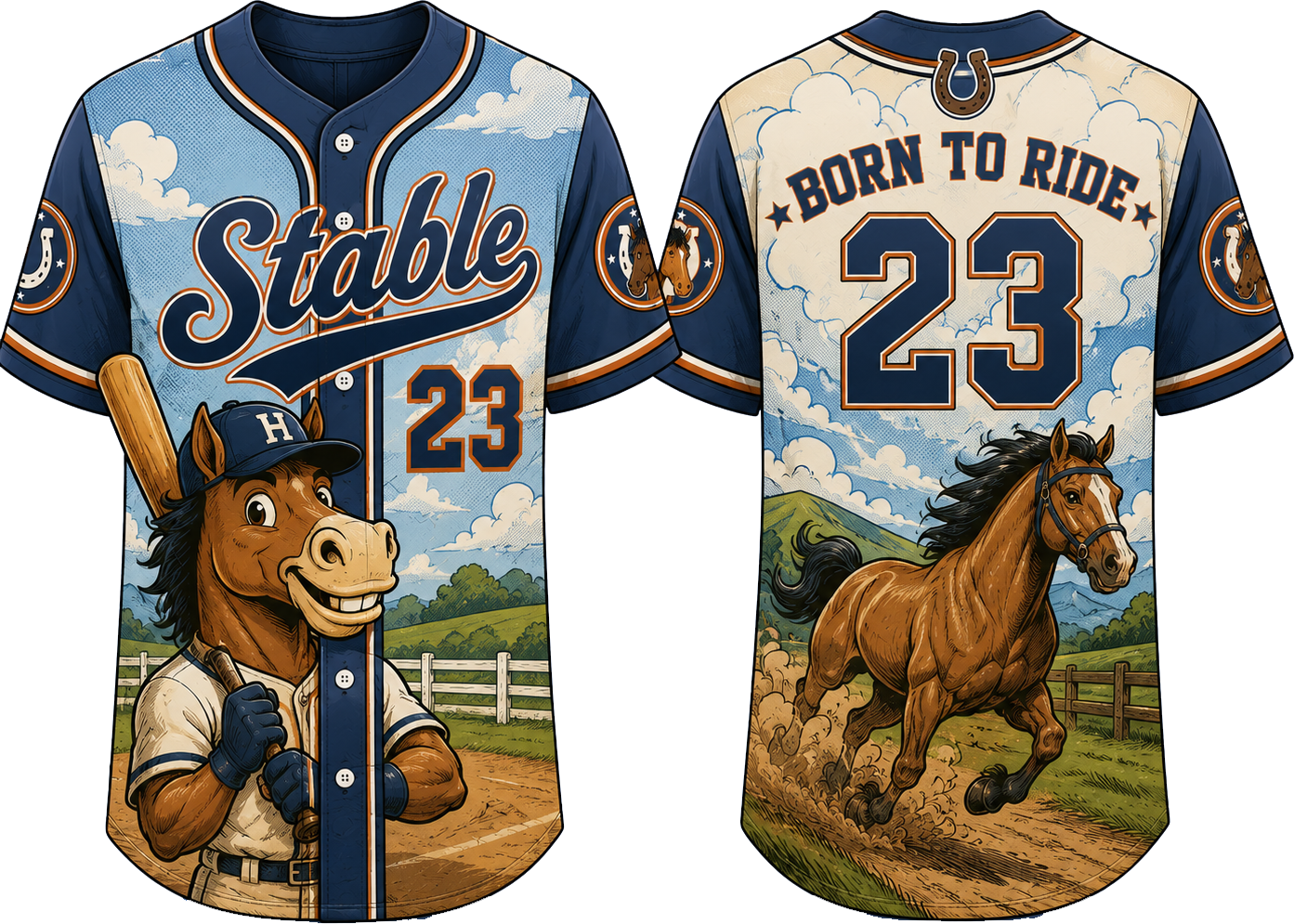 Party Jersey Mesh: