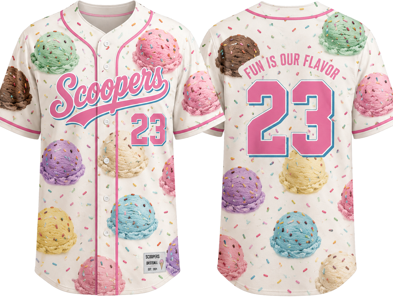 Party Jersey Mesh: