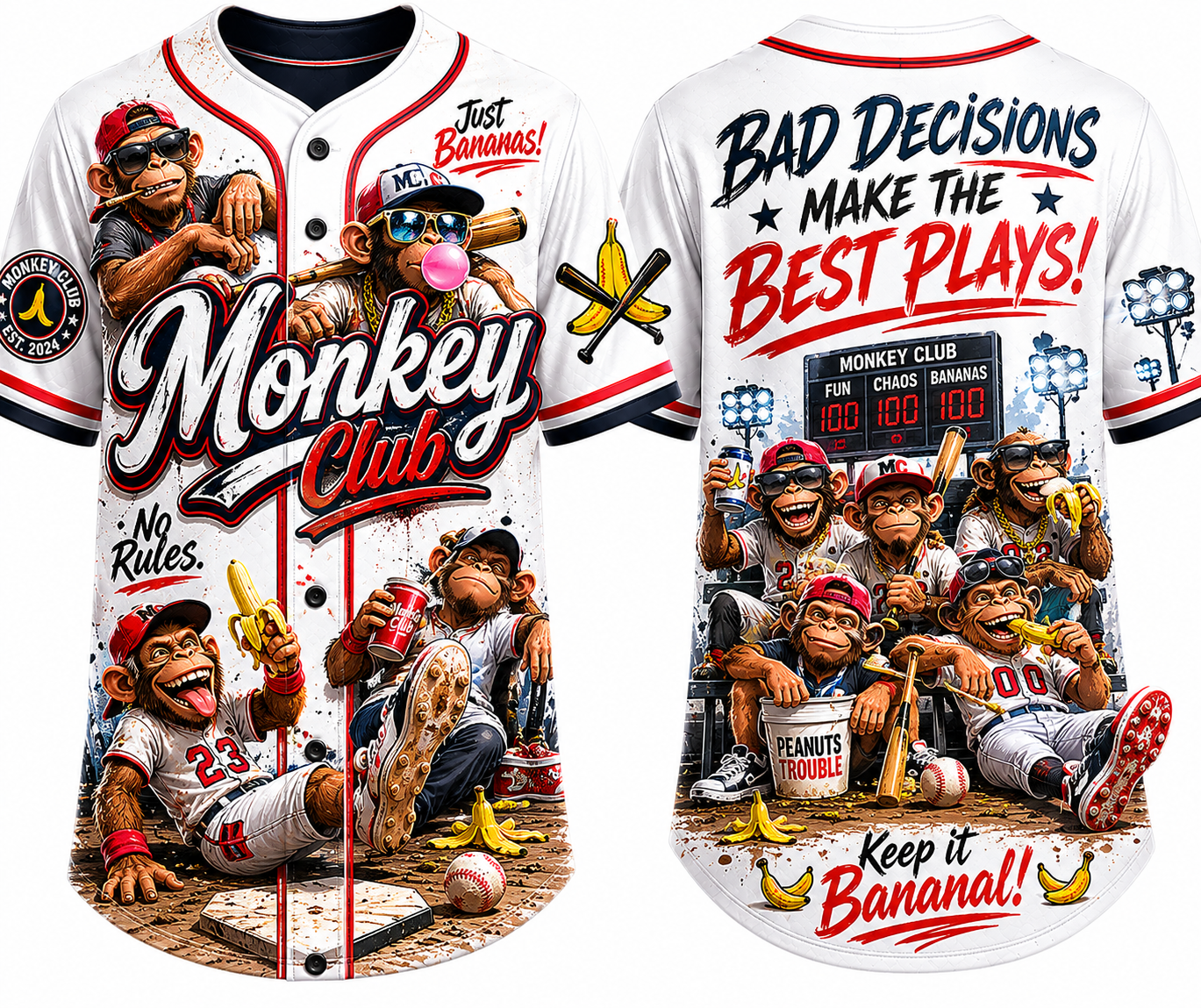 Party Jersey Mesh: