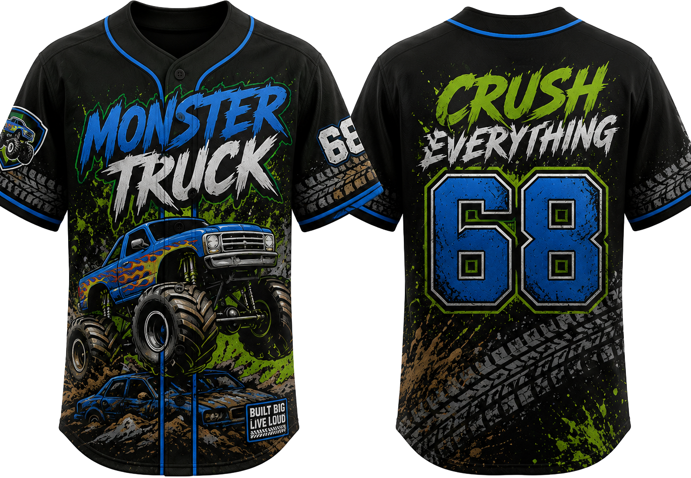 Party Jersey Mesh: