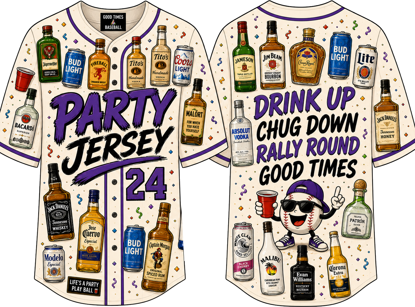 Party Jersey Mesh: