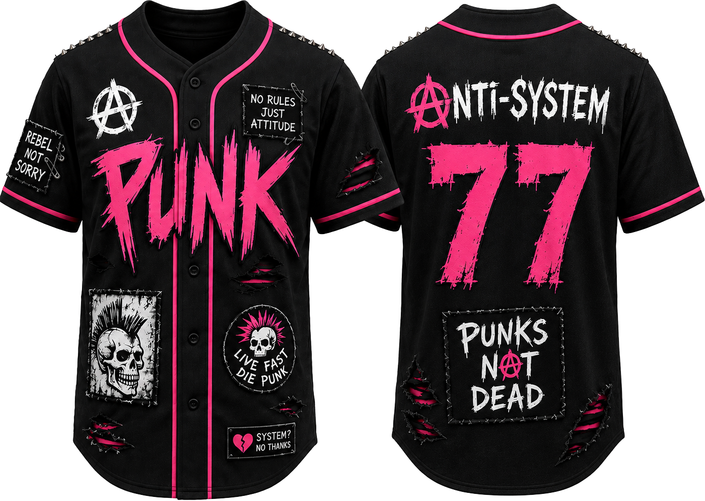 Party Jersey Mesh: