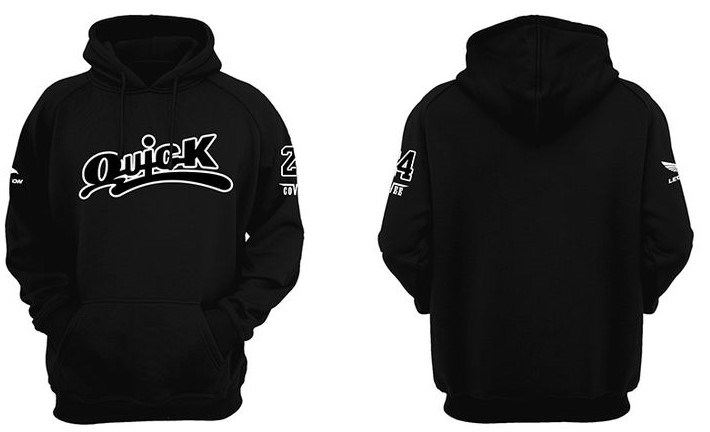 Quick Amersfoort Hoodie: Zwart