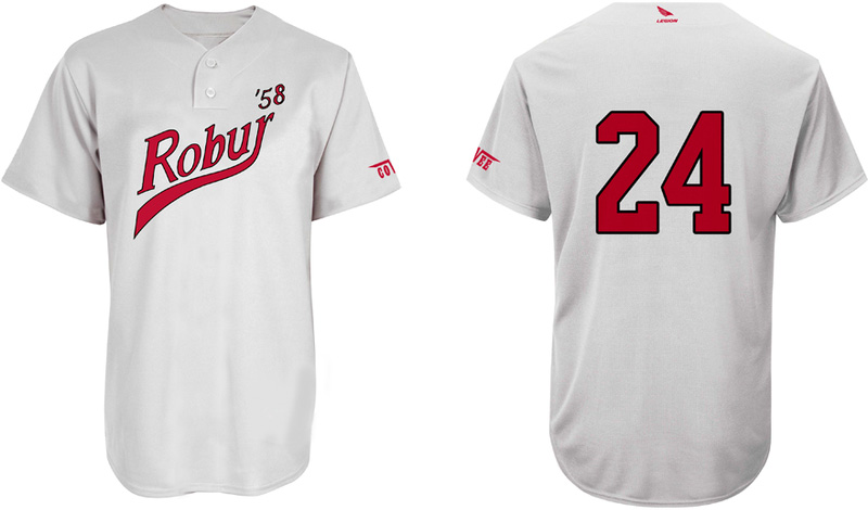 Robur 58 Jersey, 2 Knoopjes White: Flatback Mesh