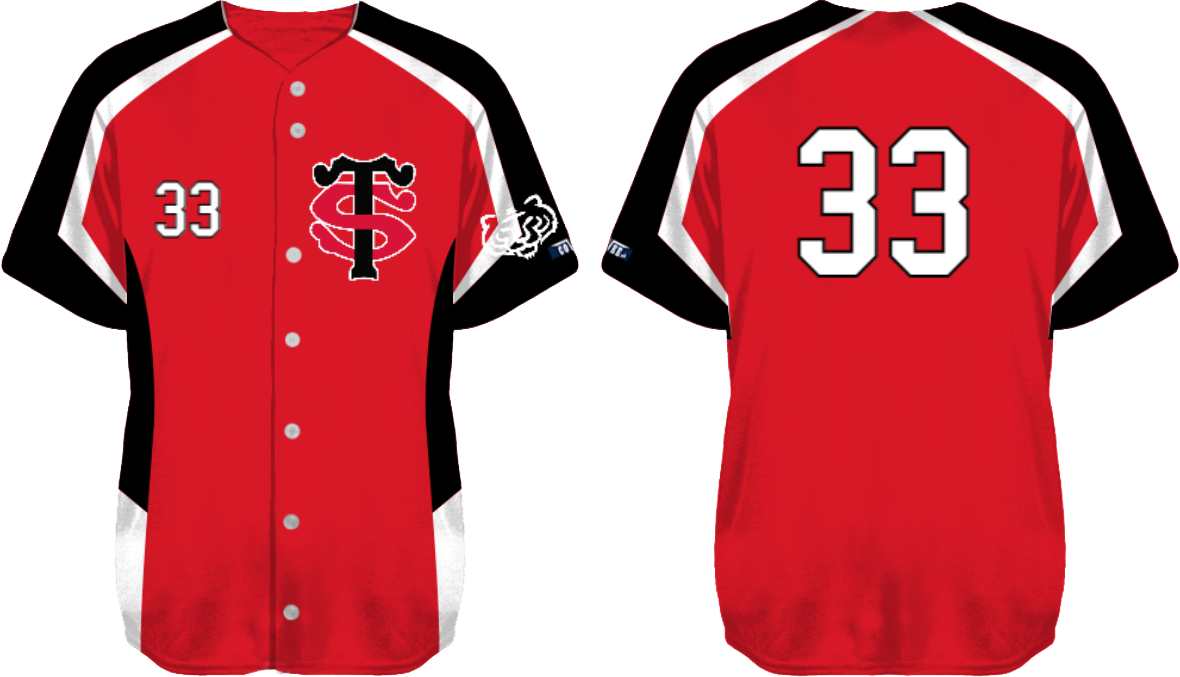 Stade Toulousain Shirt, Rood: Flatback Mesh