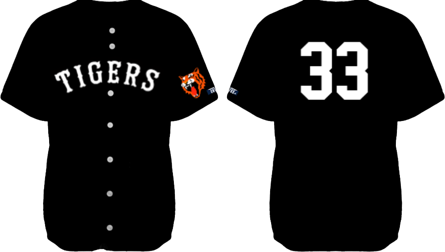 Tampere Tigers Shirt Zwart: Flatback Mesh