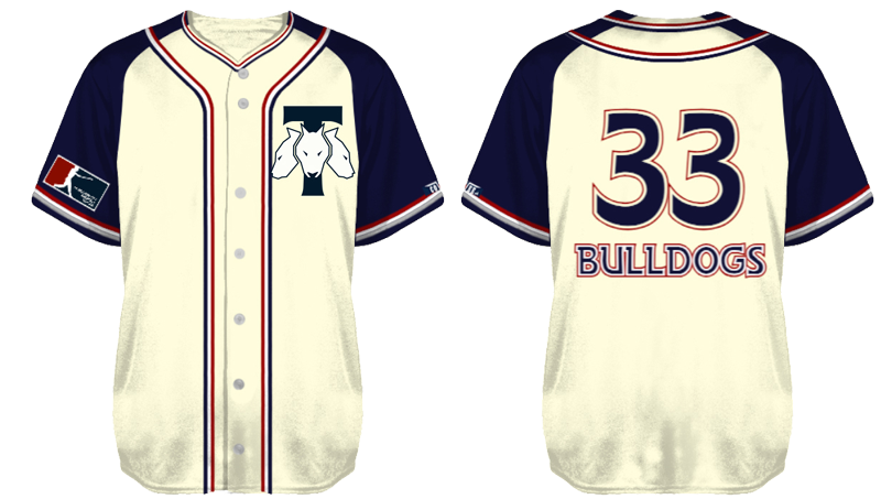 Trondheim Baseballklubb Jersey, crème: Mesh