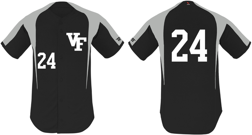 Vennep Flyers Shirt: Zwart/Grijs