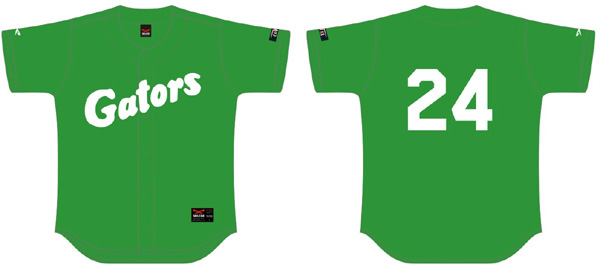 Maglia Gators, verde Flatback MESH