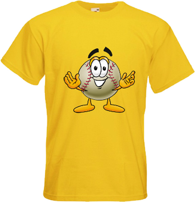 Mr. Baseball Camiseta amarillo: Hands